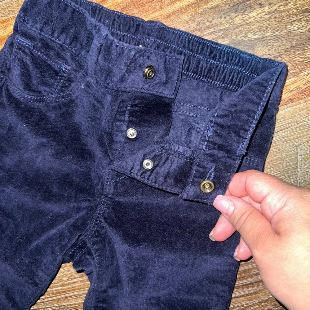 babyGAP Baby Girls Corduroy Jeggings Pants - Navy, Size 18-24M